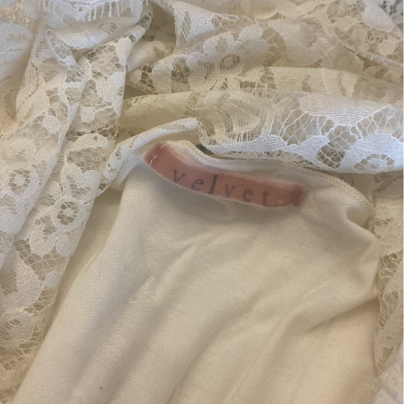 Velvet Lined Lace Dress - Picture 5 of 8